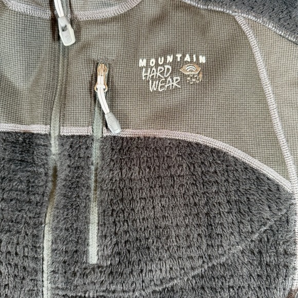 Mountain Hardwear Jacket Womens Medium Black Fleece Polartec Monkey Ski Full Zip - Picture 2 of 9